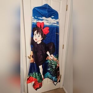 Kiki's Delivery Service Ghibli Hooded Blanket Anime